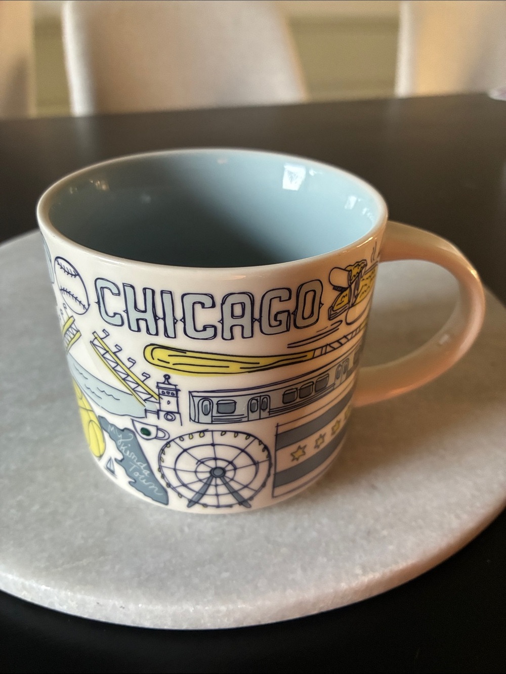Starbucks Been There Series Chicago City Icons Ceramic Coffee Mug